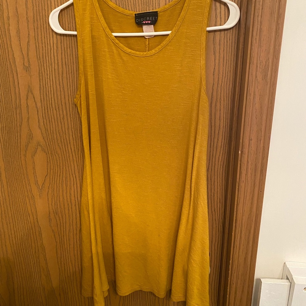Mustard yellow shirt